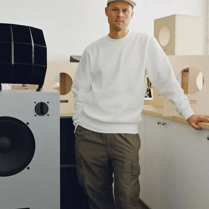 JJJJound флисовая толстовка с круглым вырезом минималистская версия Топ cleanfit