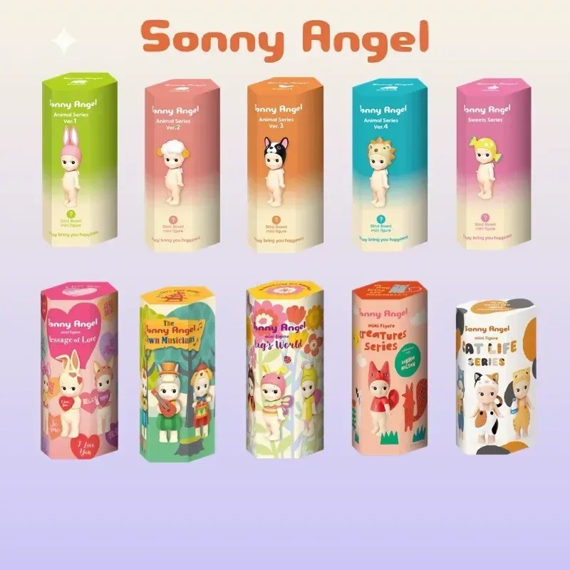 

Sonny Angel Blind Box All-Basic Series Animal Cartoon Mystery Box Computer Decorated Animation Character Doll Toy Cute Surprise