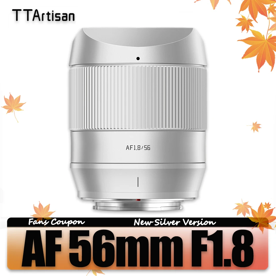 Объектив TTArtisan AF 56 мм F1.8 для портретной фотографии с Sony E Fujifilm XF Nikon Z Mount A6400 a7rIII XT-30