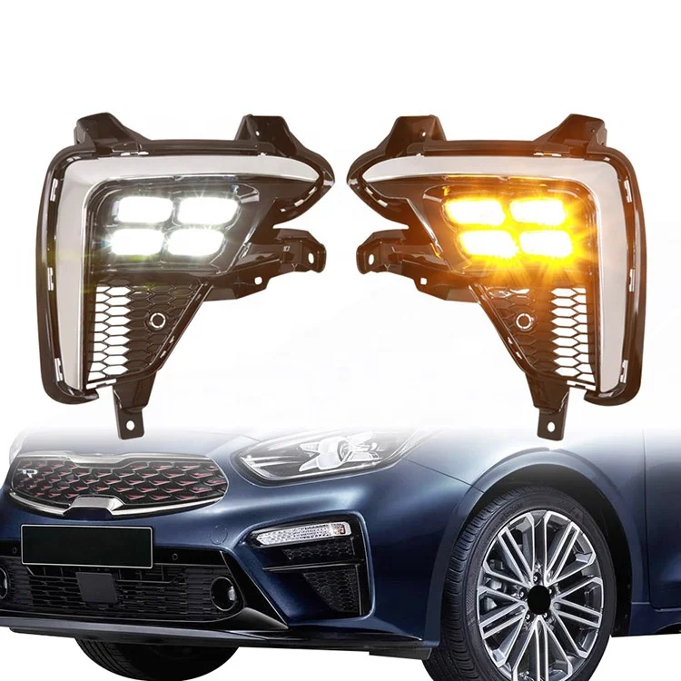 

DRL Daytime Running Light LH & RH Fog Signal Lamp Car Lights For Kia Cerato K3 2019 2020 2021