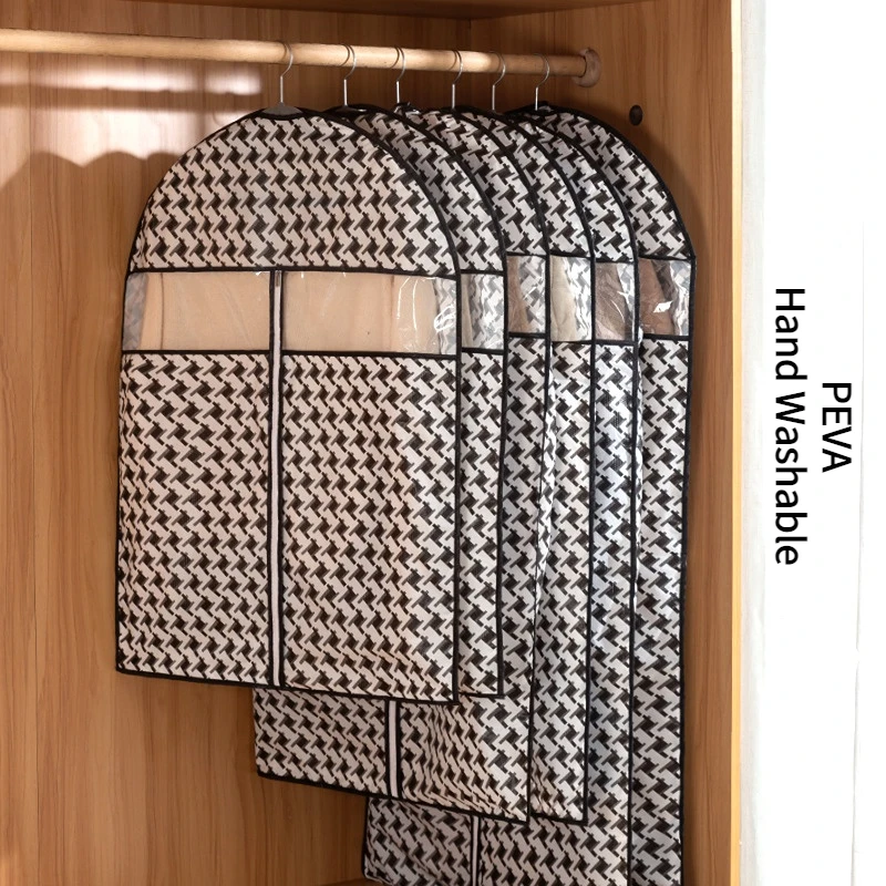 

1pc PEVA Clothing Dust Cover Clothes Cover Coat Dust Bag Wardrobe Suit Hanging Bag Suit Dust Cover