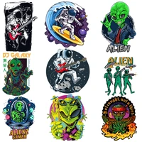 rock space astronaut patches for clothes heat transfer thermal stickers washable t shirts iron on transfer for clothing parches