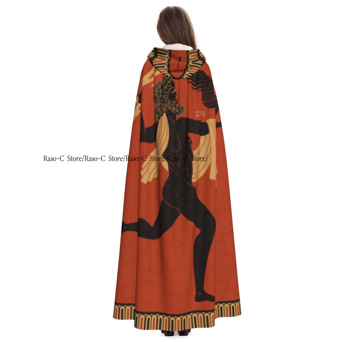 Плащ с капюшоном стиль древней греческой мифологии плащ Бога Zeus накидка вампира