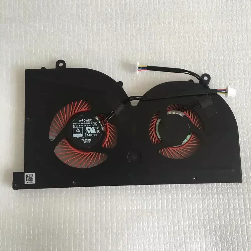 Новый оригинальный охлаждающий вентилятор для ноутбука MSI GS63VR GS63 GS73 GS73VR