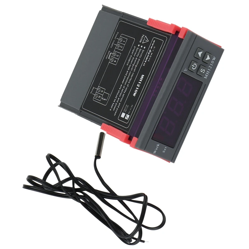 

TOP 8X MH1210W Digital Temperature Controller Thermostat Regulator Heat Cool Control -50-110 Celsius NTC Sensor, DC 9-72V