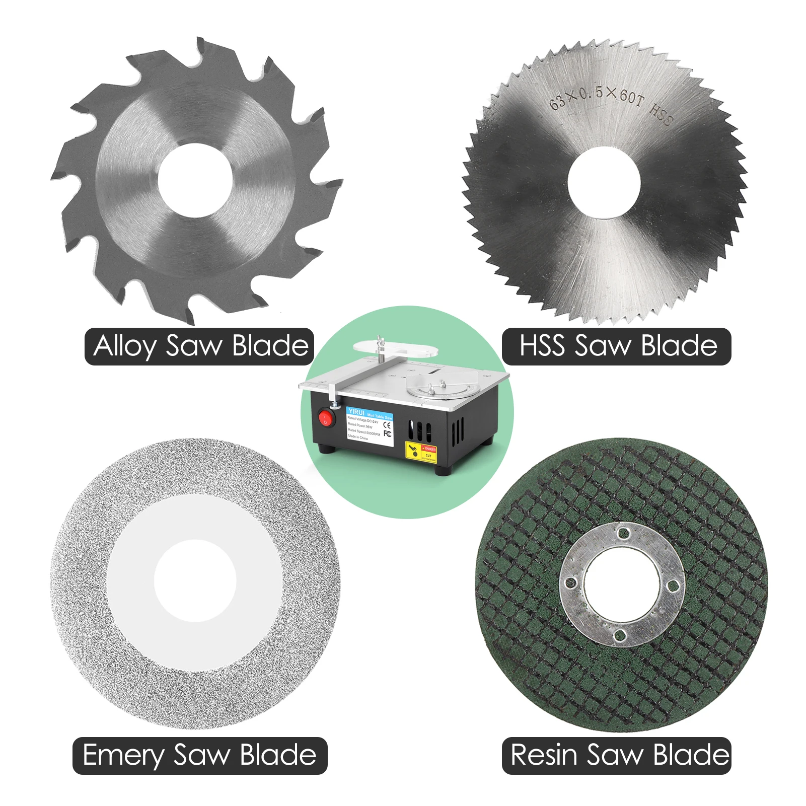 

Многофункциональное настольное лезвие для мини-пилы, 2,5 дюйма, диаметр 63 мм, лезвие для пилы из быстрорежущего сплава и смолы, лезвие для электрической пилы, электроинструменты «сделай сам»