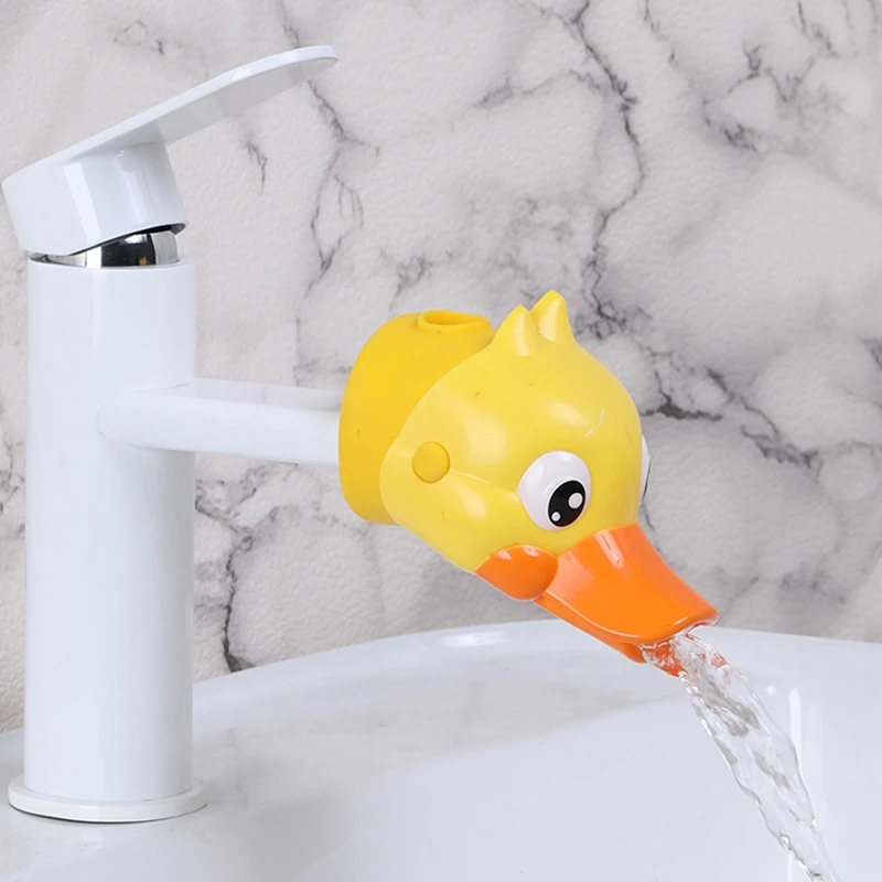 

Convenient for Baby Washing Helper Sink Accessories Kitchen Lovely Cartoon Faucet Extender for Kids Hand Washing In Bathroom