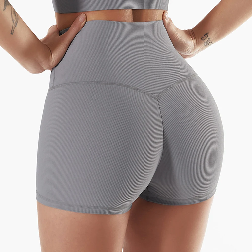 Seamless Yoga Shorts For Women Lift Butt Fitness High Waist Sports Pants Casual Push Up Gym Workout Shorts Sportswear