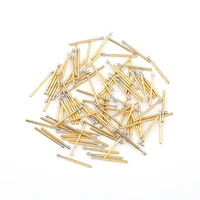 new hot selling 100pcs of p75 series brass spring test probe with nickel plated needle diameter electronic spring test probe