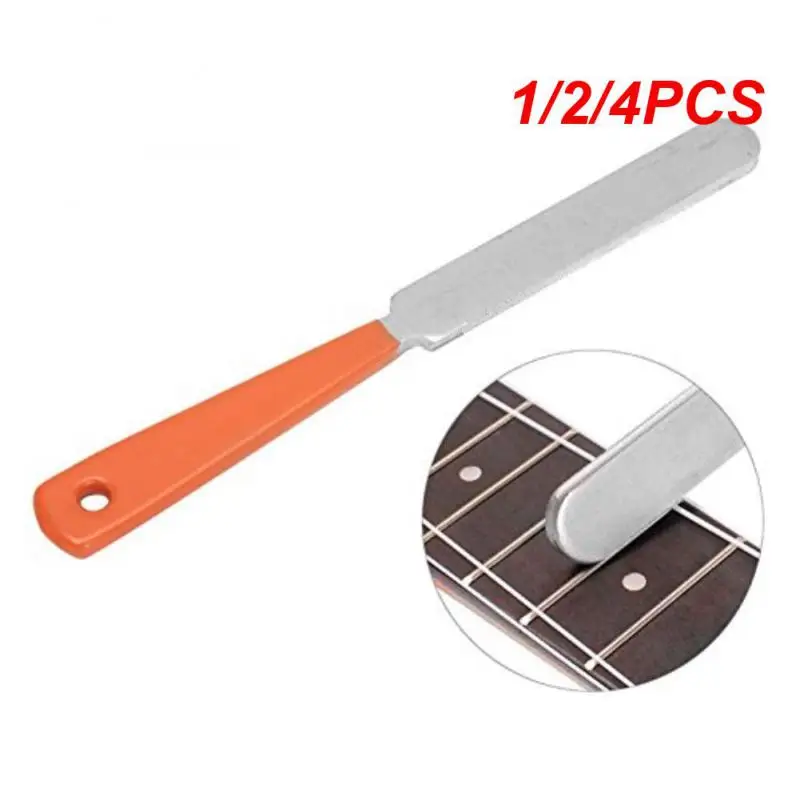 

1/2/4PCS Hot Sale Slotting Files Sturdy Wear-resistance Metal Guitar Fret Crowning File Electric Guitar Fret Nut for Repair