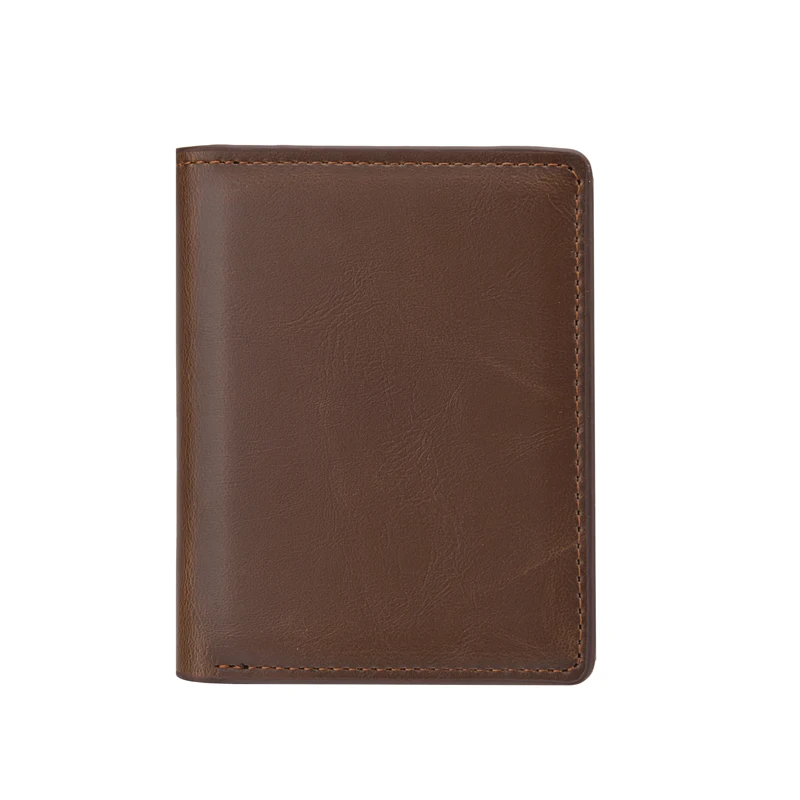 Новый мужской короткий бумажник автоматический всплывающий алюминиевый