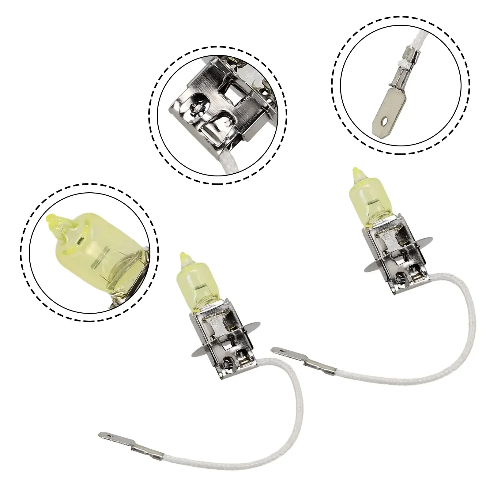 Галогенные лампы для автомобильных фар защита от старения желтый ток Рабочая