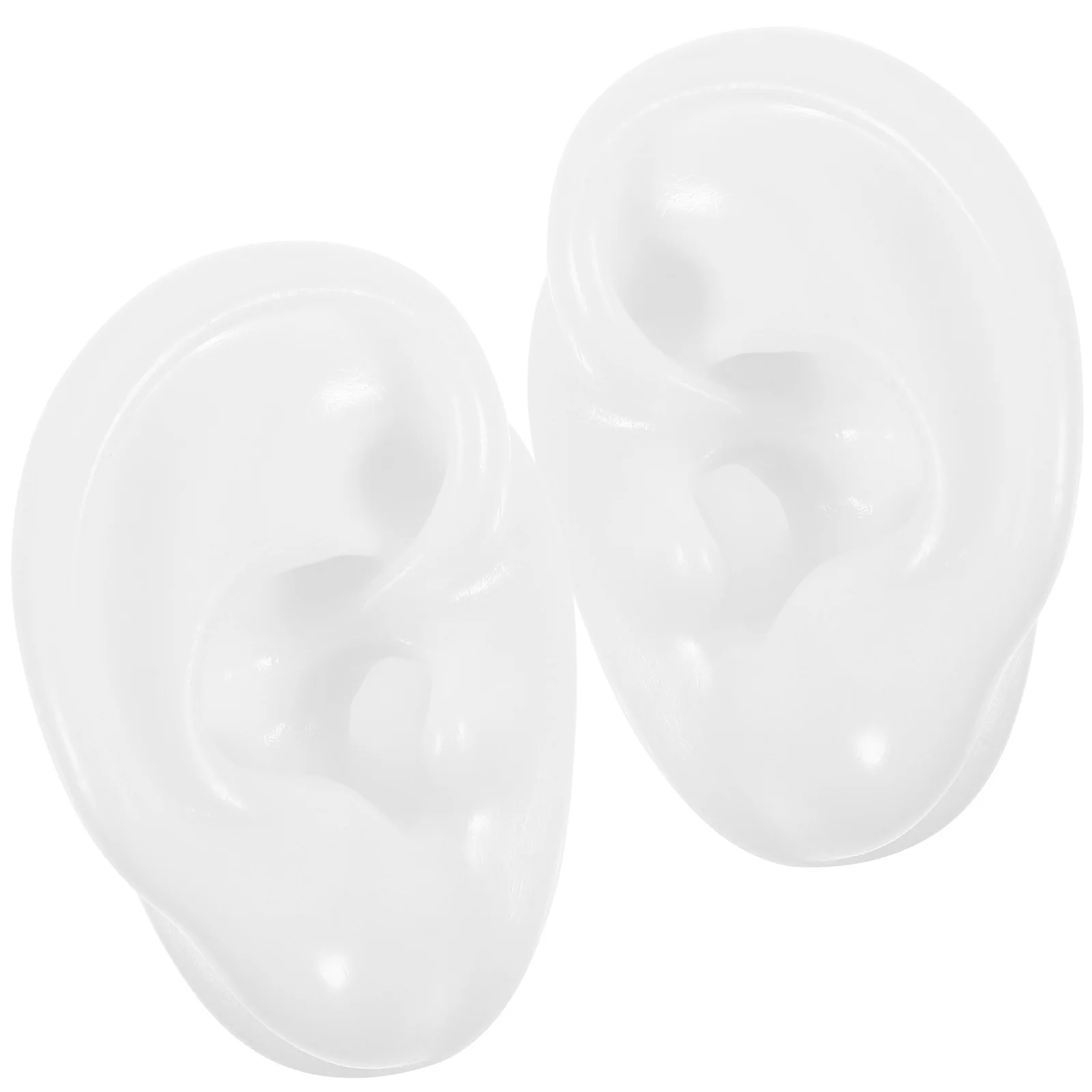 

Женский манекен, модель для отображения ушей, обучающий инструмент Acupoint, модель наушников, настоящие уши, силикагель, резиновые уши для офиса