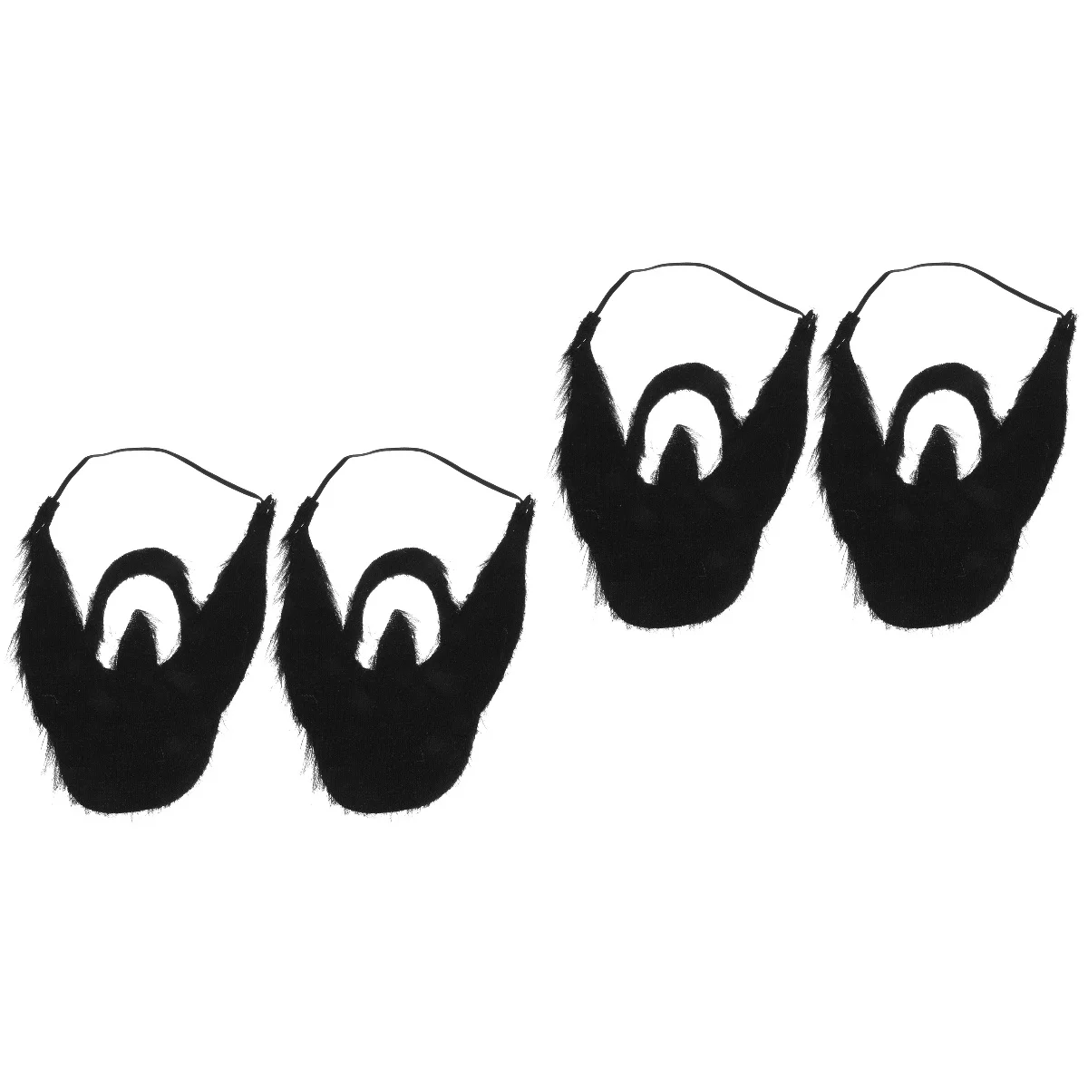 

4 шт. костюм на Хэллоуин реквизит венчик искусственные Усы бороды на Хэллоуин забавная борода с эластичной веревкой Косплей вечеринка костюм реквизит