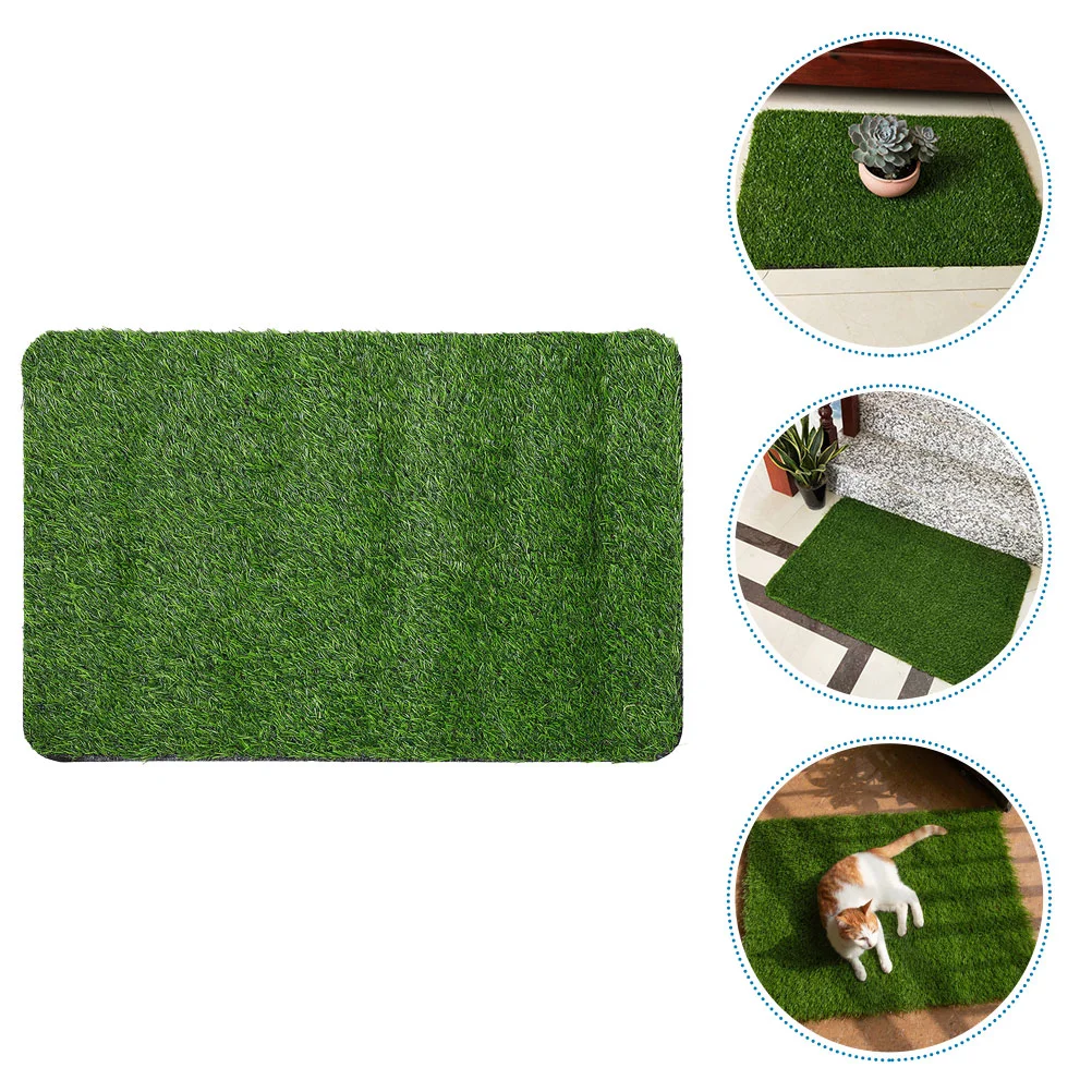 

Lawn Mats Front Door Outdoor Rug Doormat Fake Grass Turf Floor Plastic Artificial