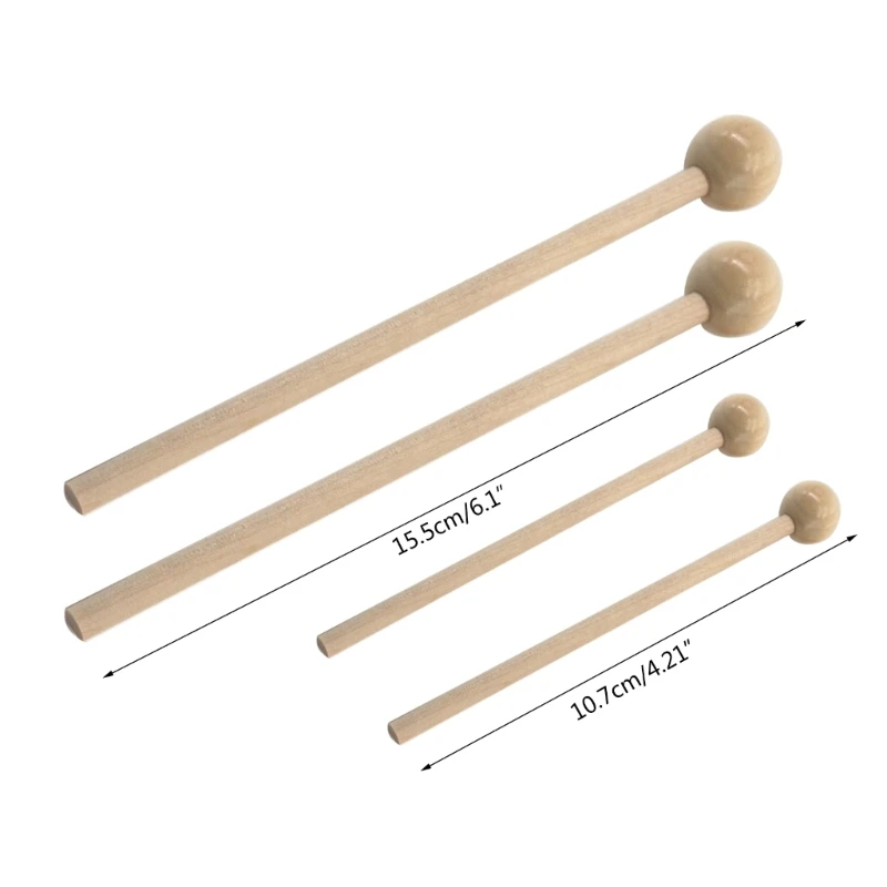 2 шт. Ethereal Drumstick с круглой головкой барабанные палочки аксессуары для ударных