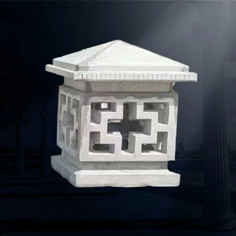 Полая форма лампы для балкона украшения ограждения римской колонны перила