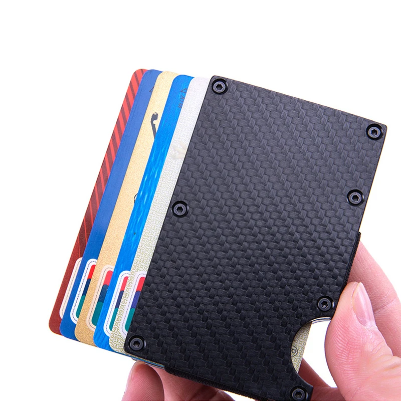 Алюминиевый минималистичный кошелек Getitlots для мужчин и женщин в деловом стиле с