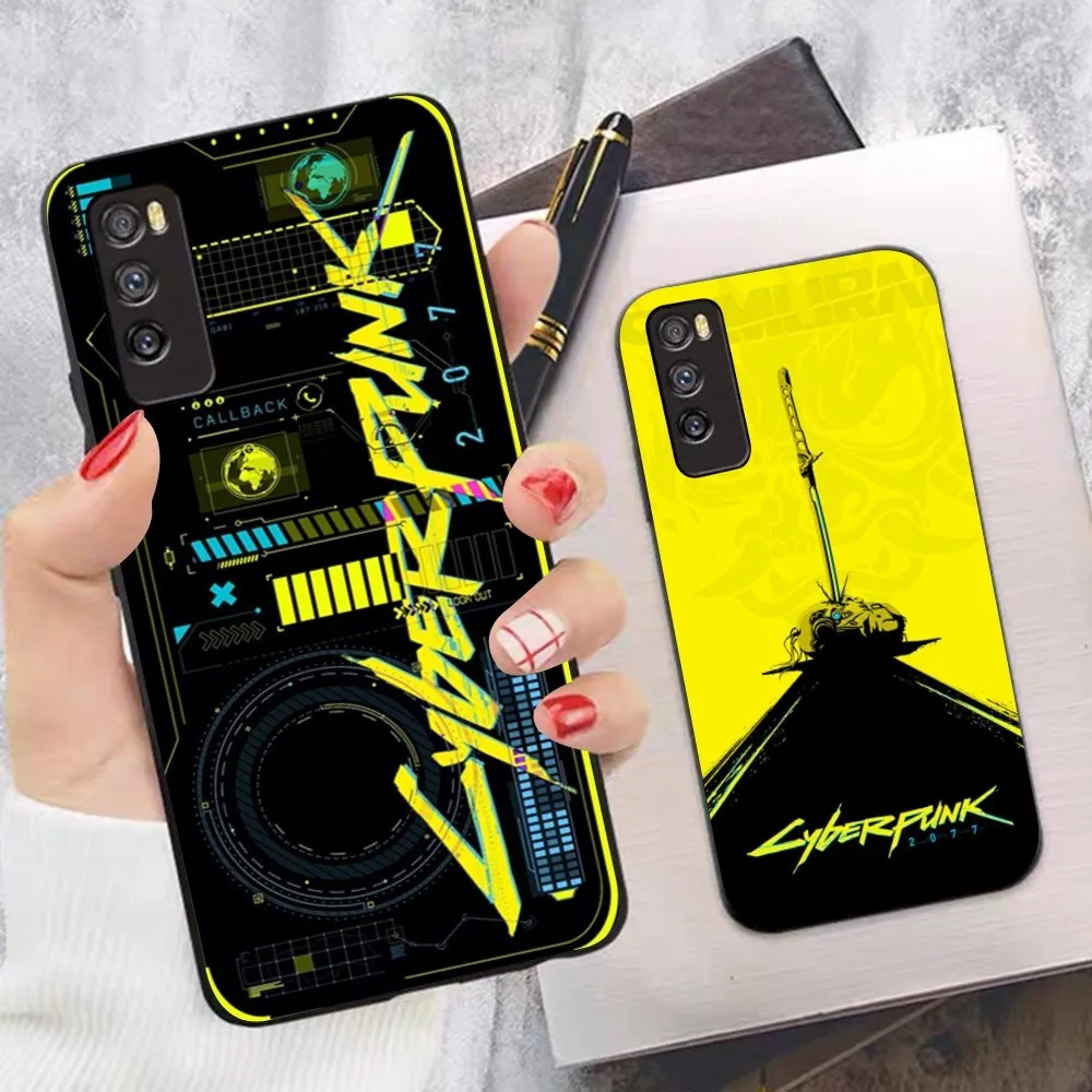 Чехол для телефона C-Cyberpunk E-Edgerunners Huawei Mate 10 20 30 40 50 Lite Pro Nova 3 3i 5 6 SE 7 7SE