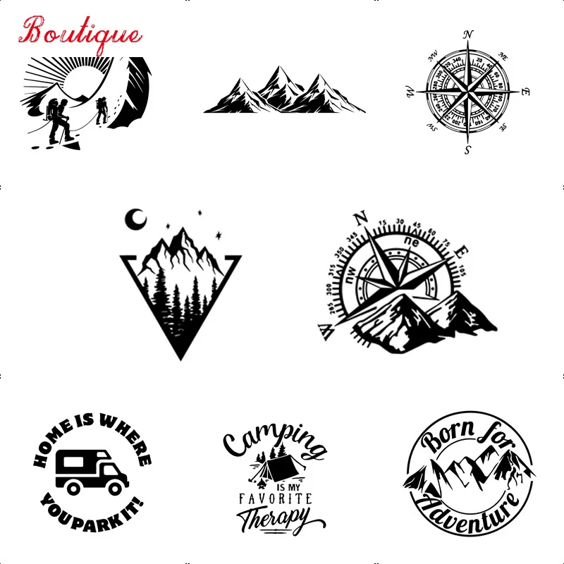 

Auto and motorcycle accessories Decal personalized funny adventure sports compass vinyl cool car suitable for all car stickers