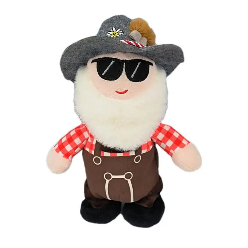 Танцующий Санта-Клаус с музыкой прогулочная плюшевая рождественская кукла