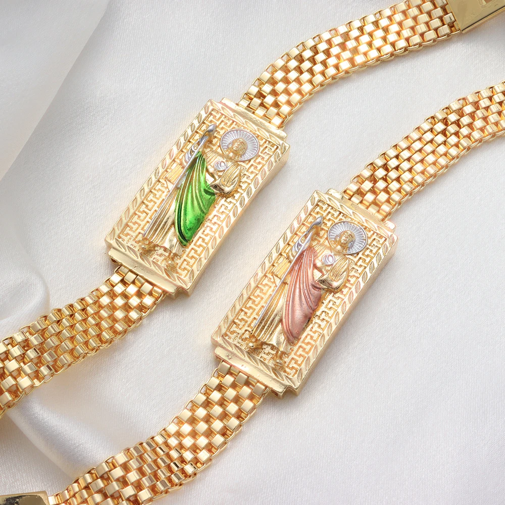 Позолоченные наручные часы на цепочке 14 к