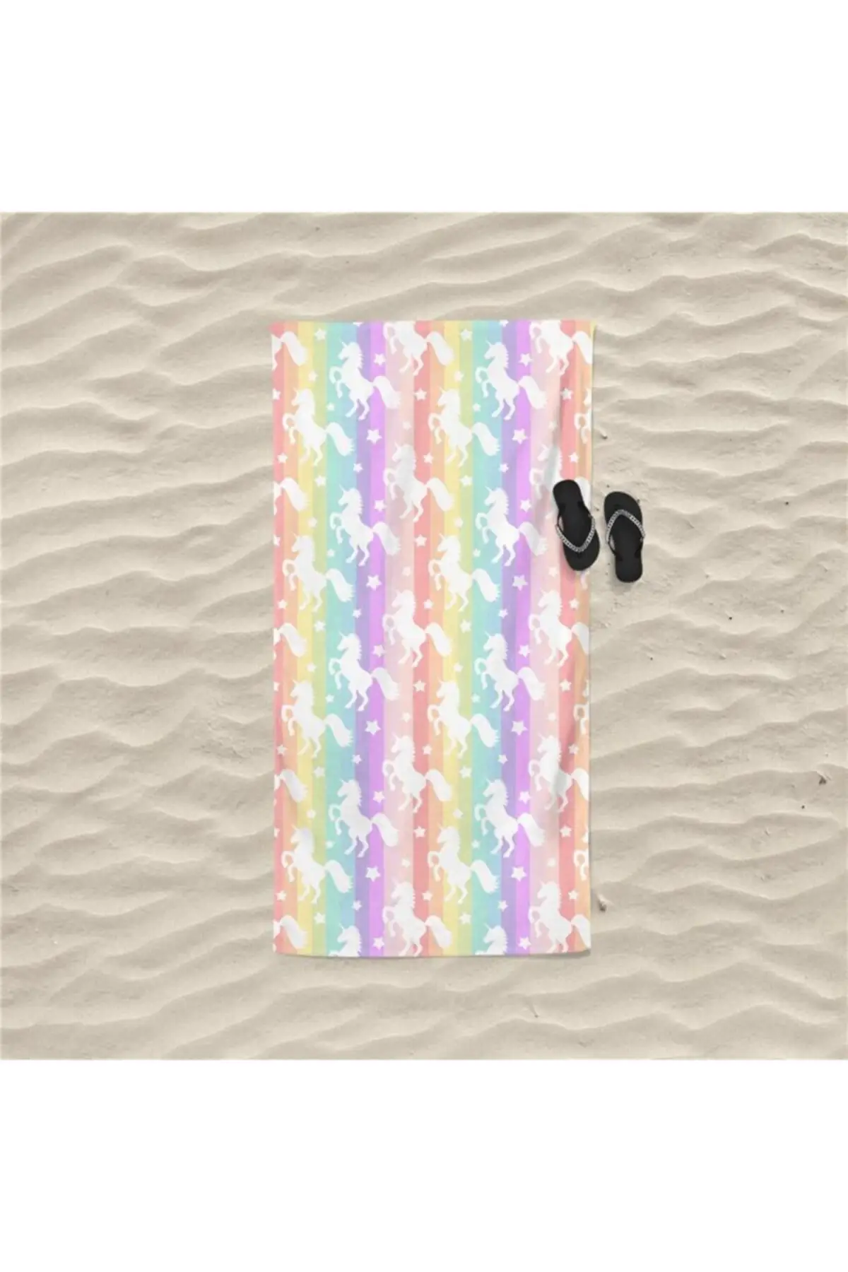 

Beach Towel Unicorn figure Design Beach Towel For Bathing Pool Spa Gym pattern Bath Bath Towel