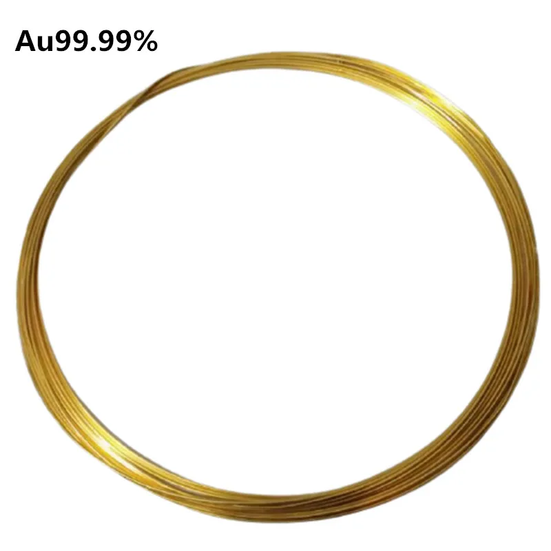 

Free Shipping 0.05-1.5mm High-Purity Gold Wire 99.99% Pure Au
