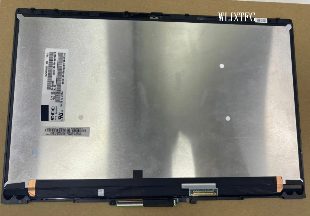 14-дюймовый сенсорный ЖК-экран для Thinkpad X1 Yoga 4th 2019 NV140QUM-N53 P/N SD10Q66885 FRU 01YN122 4K UHD IPS