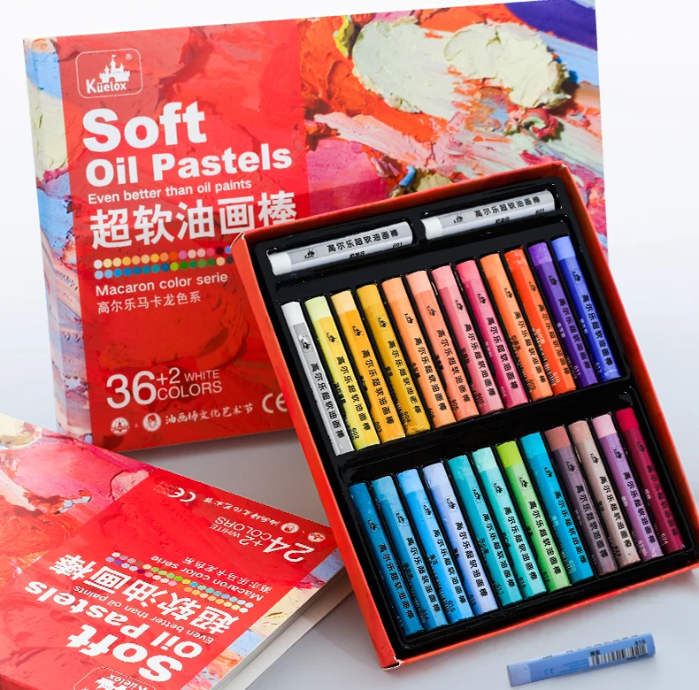 

Professional Painting Oil Pastel 36 Colors Set Graffiti Soft Pastel Drawing Pen for Art Supplies