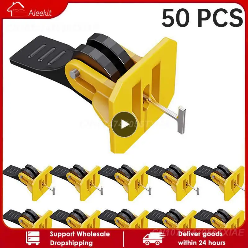 

Tile Leveler Level Wedges Construction Tools Plastic Reusable Tile Leveling System Clips /set Or 8-12mm Ceramic Tile Efficientf