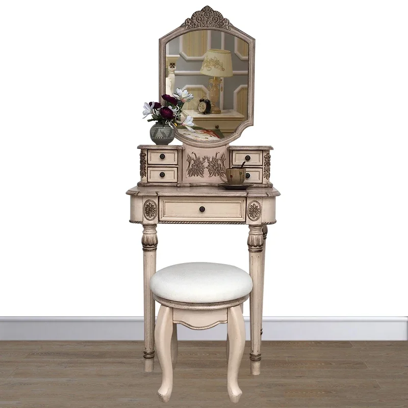 Туалетный столик в американском стиле для маленькой квартиры ретро 60 комодов