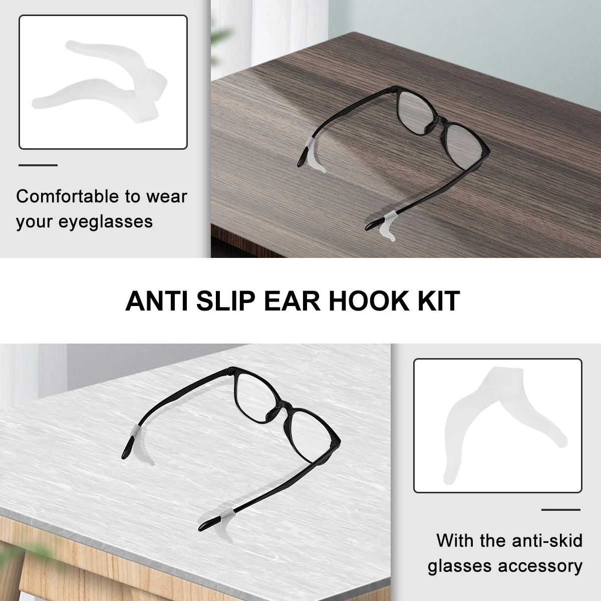 10 пар насадок для очков противоскользящий чехол синий светильник комплект