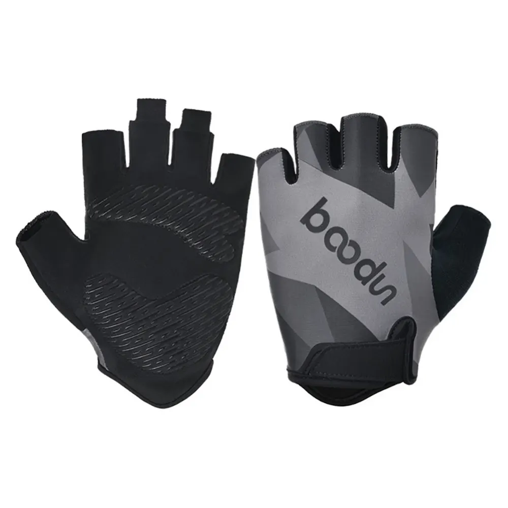 

Summer Cycling Anti-slip Anti-sweat Men Women Half Finger Gloves Breathable Anti-shock Sports Gloves Bike Bicycle Gloves