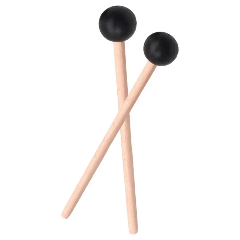 Marimba Hammer Wood Marimba Mallets Hard Rubber Head Keyboard Drum Mallets For Percussion Marimba Playing Glockenspiel
