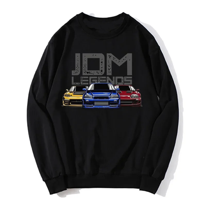 Толстовка JDM legends с капюшоном для мужчин Initial D новые хлопковые топы оверсайз