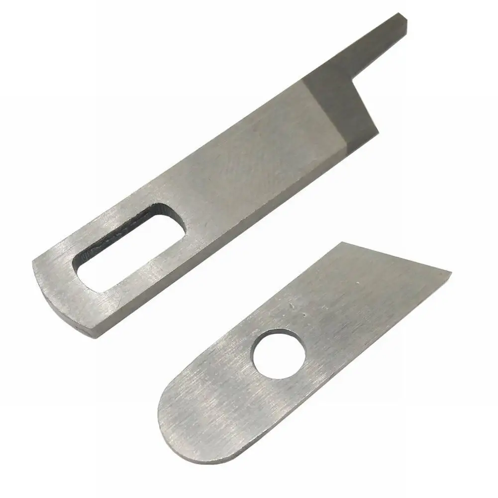 

1Set Overlock Sewing Machine Blade Steel Upper Blades 412585& Lower Blades 550449 For Serger Machine 14CG754 14U544