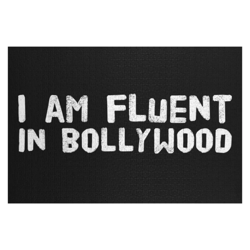 I AM FLUENT IN BOLLYWOOD - БЕЛЫЙ ДИЗАЙН Пазл-головоломка для детей Персонализированные идеи