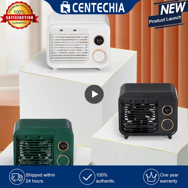 

New USB Water-cooled Small Fan Desktop Small Air Conditioner Cooling Fan Spray Humidification Air Cooler Mini Fan Office Bedroom