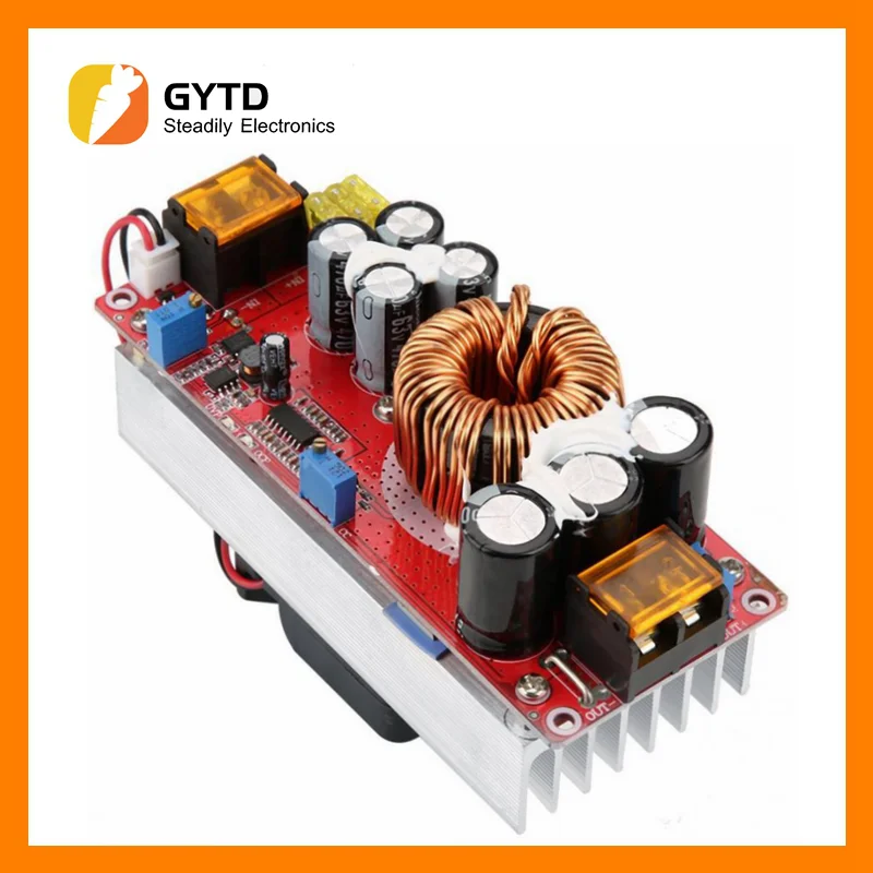 

1800W 40A 1500W 30A 1200W 20A DC-DC Boost Converter Step Up Power Supply Module 10-60V to 12-90V adjustable voltage charger