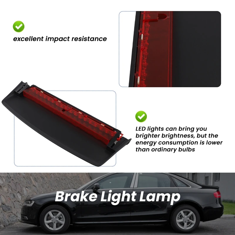 Центральный задний фонарь с высоким креплением третья 3-я стоп-сигнал для A4 B8