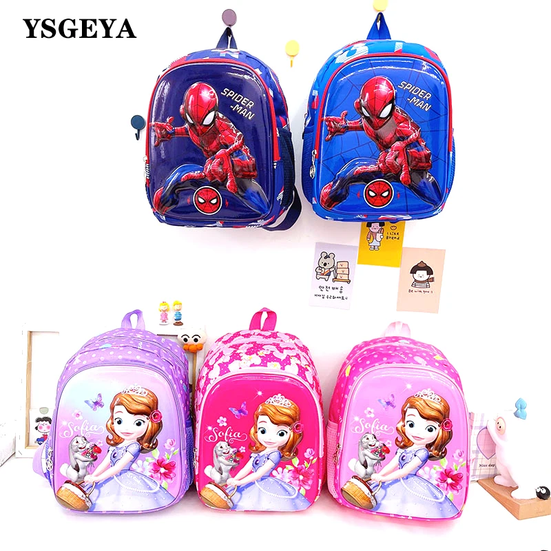 

YSGEYA 2022 Fashion New Backpacks for Teenagers Stationery Box Books School Bags Waterproof Nylon Spiderman Backpack