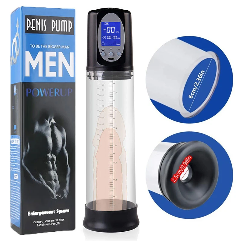 

Electric Penis Pump Men Sex Toys Masturbator Penis Extender Vacuum Pump Penile Enlargerment Male Masturbator Massager Inflator