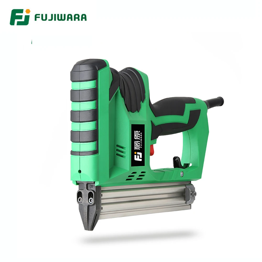 

FUJIWARA Electric Nail Gun Professional F30 Straight Nailing Tool Pneumatic Nail Gun Fast Continuous Shooting Woodworking