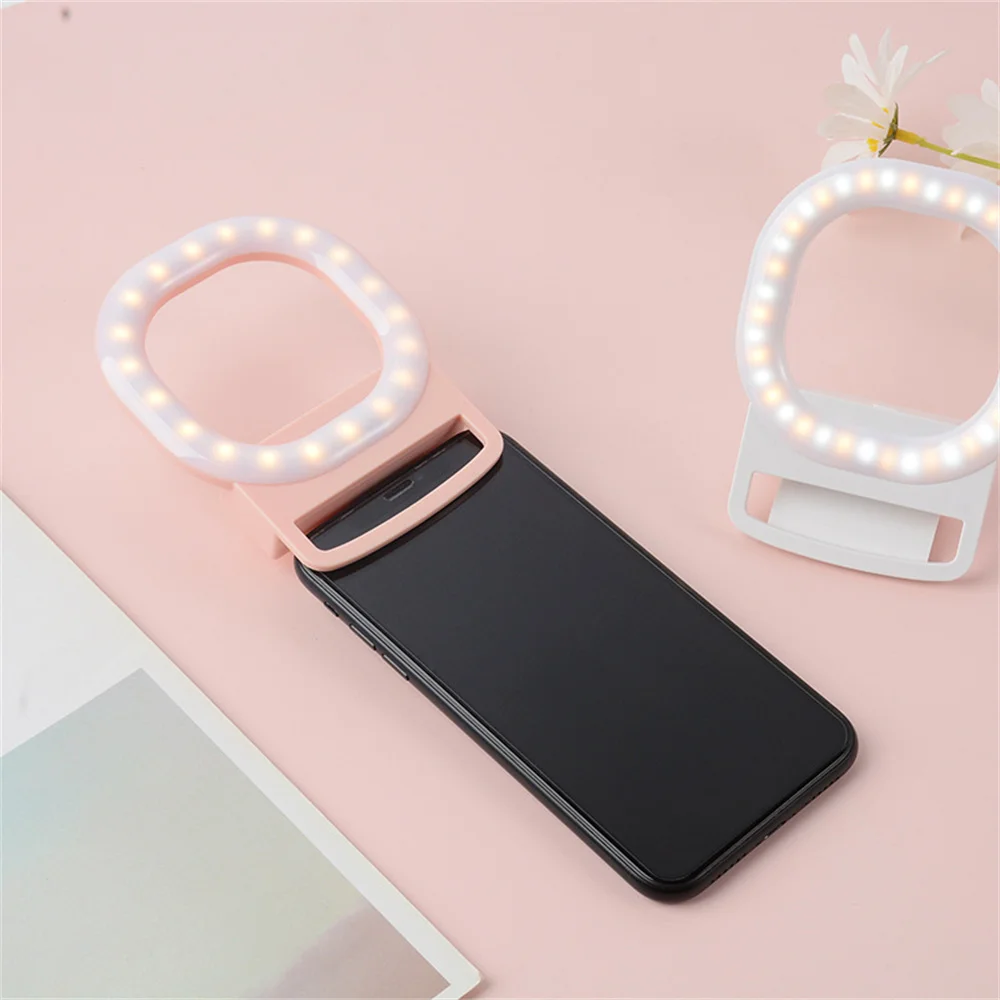 

Mobile Phone Flashes Selfie Lights LED Fill Light Rechargeable Portable Video Light Camera Light Panel Lamp Vlog Photography