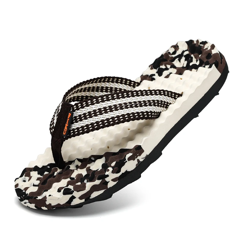 

Men's Casual Outdoor Non-slip Beach Slippers 2023 Summer Fashion Indoor House Flat Shoes for Men Flip Flops Male Sandals Slides