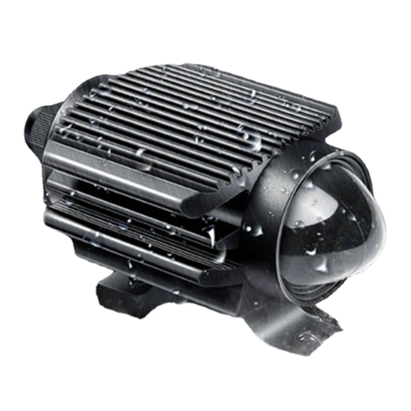 

50LC Motorcycle LED Headlight Auxiliary Spotlights Yellow White Dual Color Fog Lights