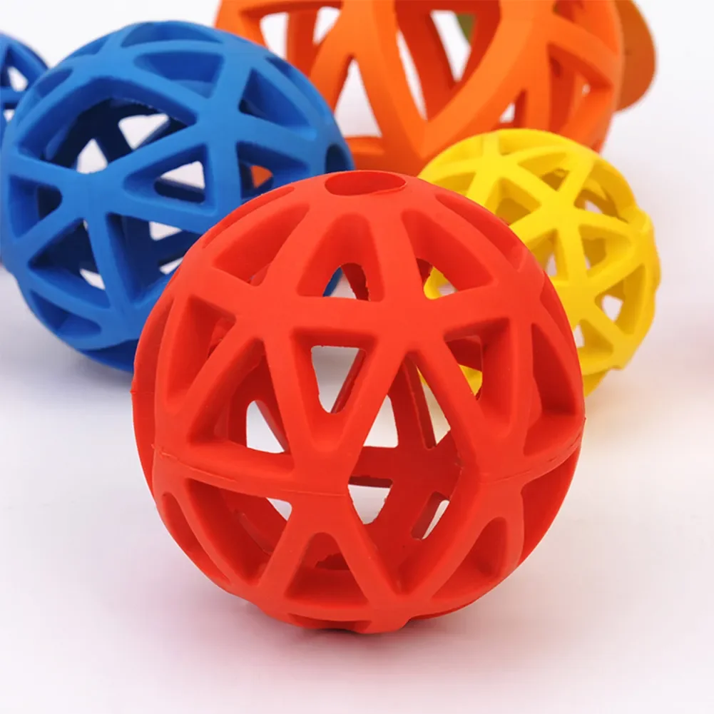 

2023NEW Dog Chew Toy Natural Rubber Puzzle Ball Dog Geometric Safety Toys Ball for Small Medium Large Dogs Playing Pet Training