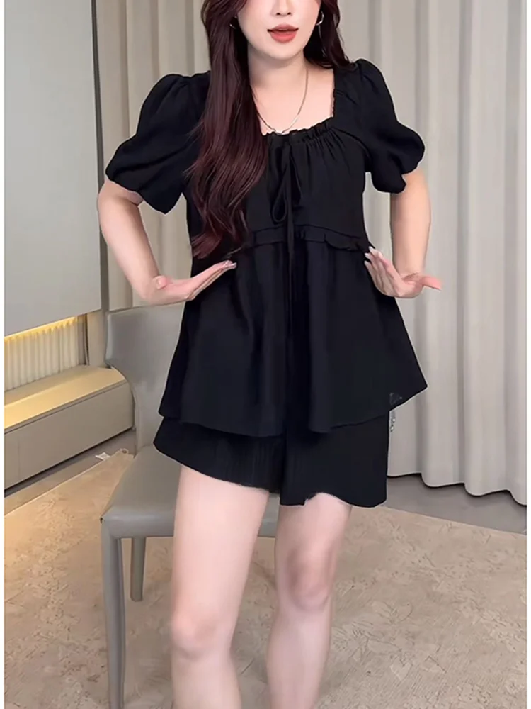 Летняя универсальная рубашка с коротким рукавом для кукол женская одежда