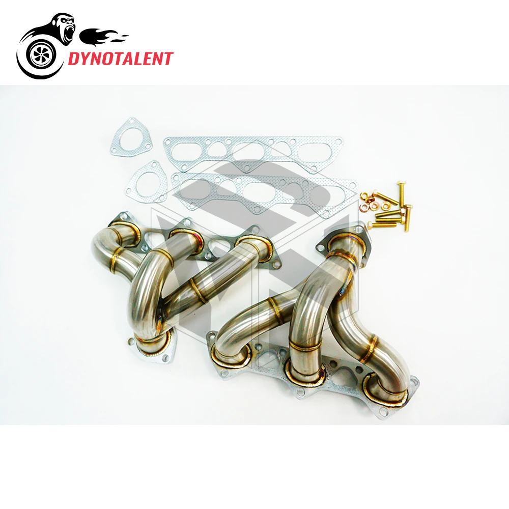 

DYN RACING T304 Stainless Steel 3.0mm Thick Polished Pors che 996 997 Header Exhaust Manifold